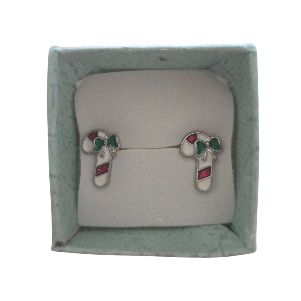 Candy Cane Kid's Earrings